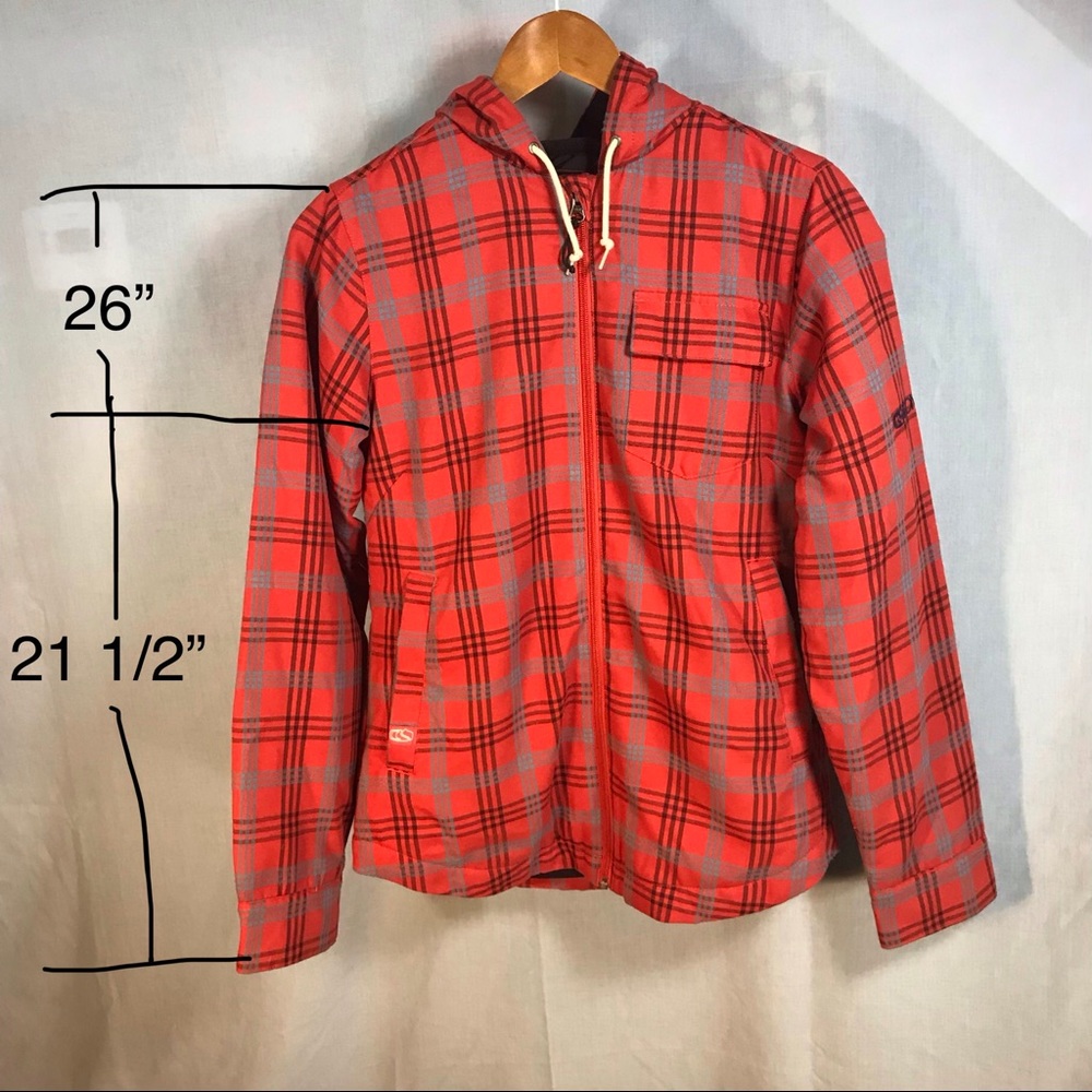 Bonfire zip up lined hoodie